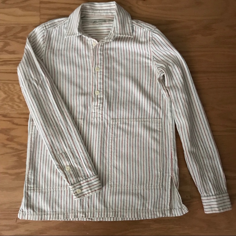 Madewell Striped Popover